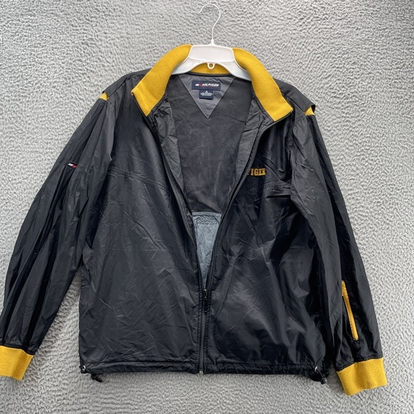 Vintage Tommy Hilfiger Windbreaker Jacket Mens Medium Rowing Crew Y2k 90s Sports - Picture 9 of 15